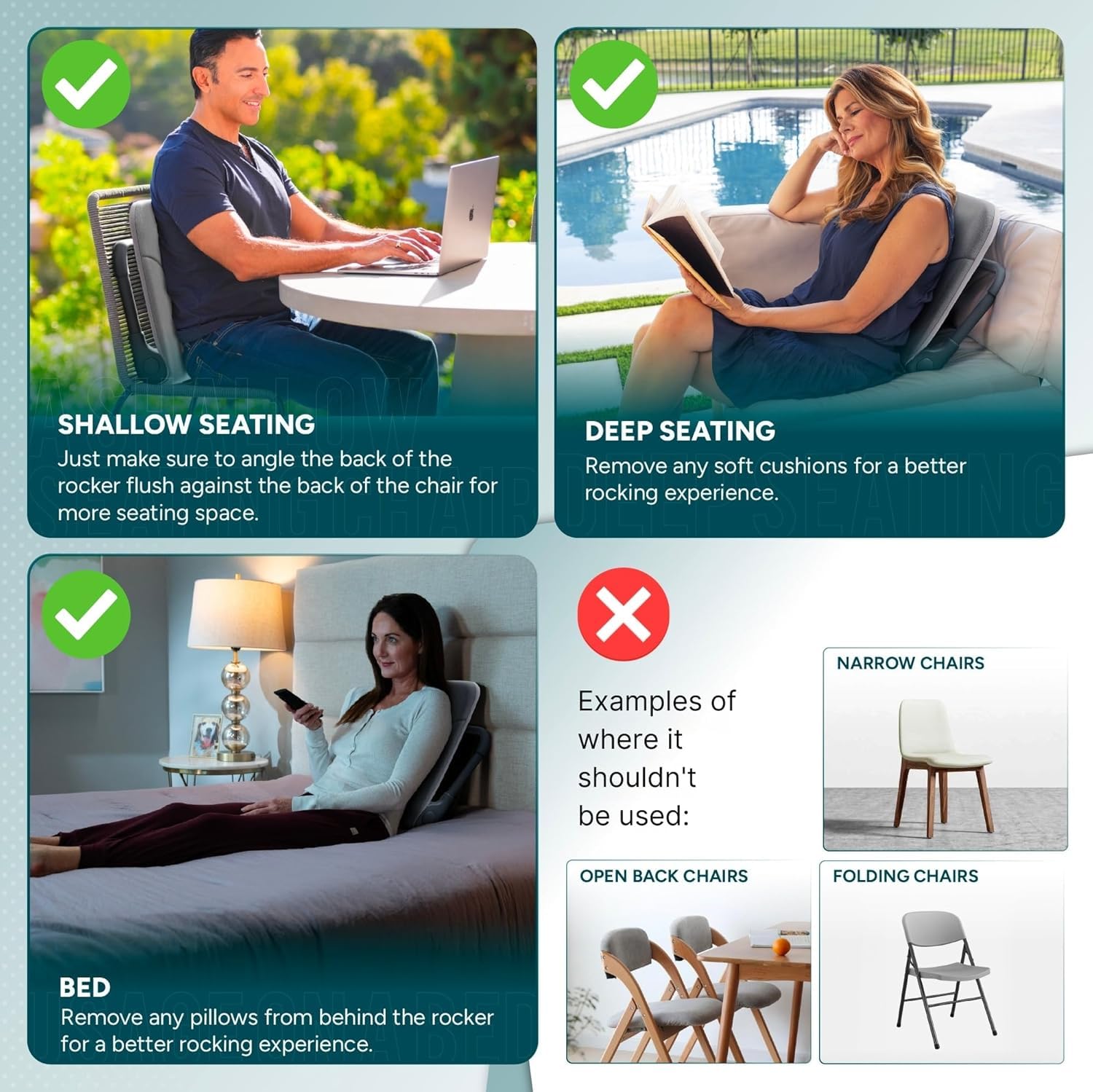 READY ROCKER Ultra with Deluxe Cover on for plush comfort