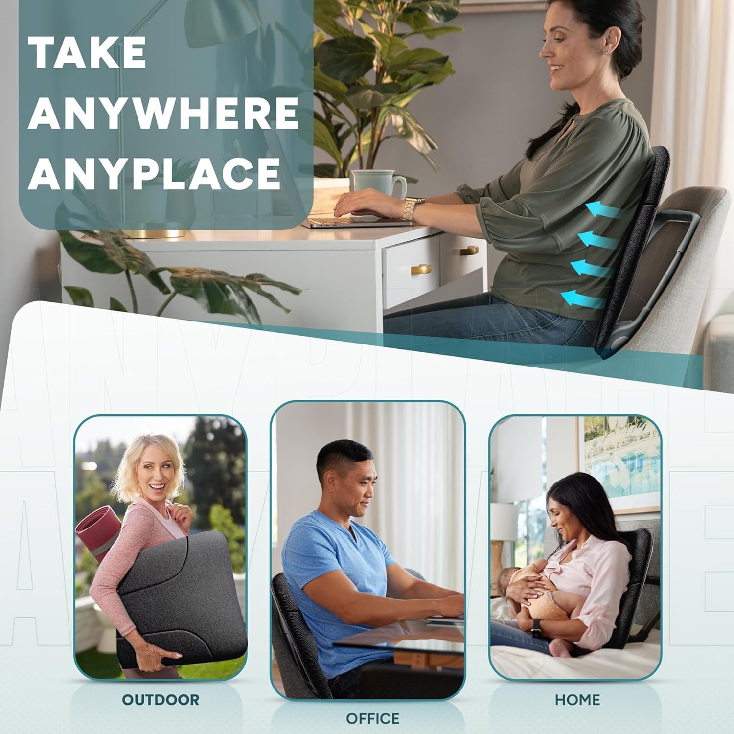 READY ROCKER Ultra two easy rock positions for comfortable seating