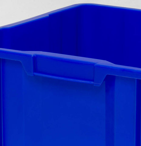 ReadySpace blue recycling bins for home and office use