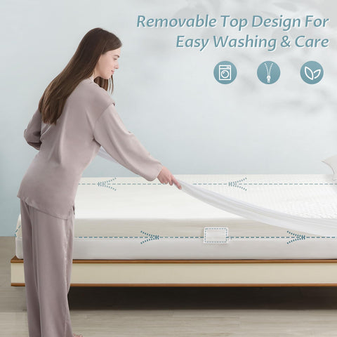 Reaks cooling bamboo viscose 3D fabric enables airflow for a cooler night.