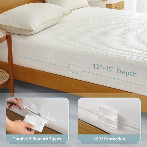 Reaks soft, noiseless layers create a comfortable, quiet sleep surface.