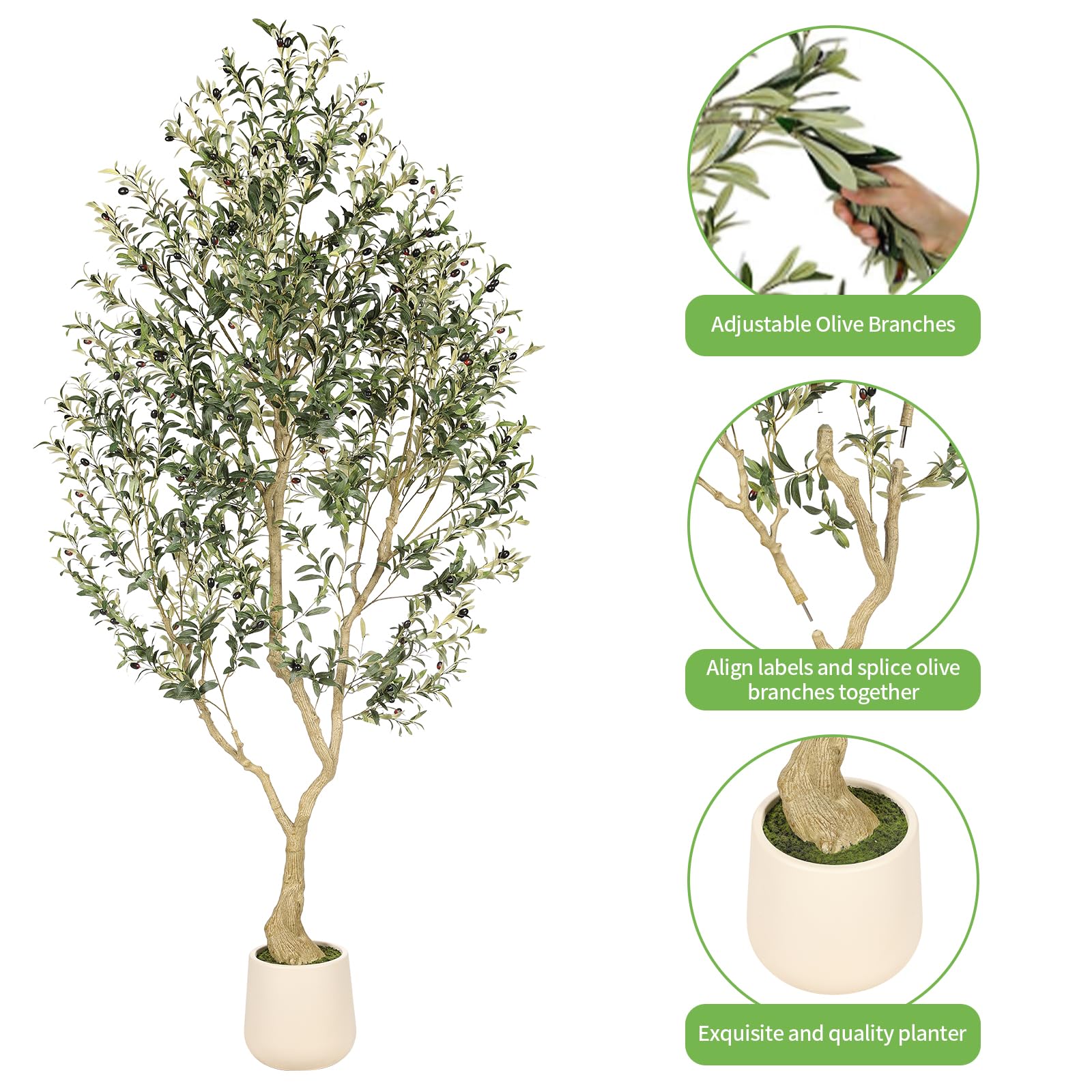 Ideal all-season decor for living rooms, offices, and entryways.