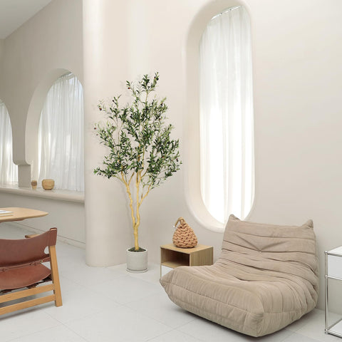 REALEAD olive tree in a modern office lobby for versatile decor