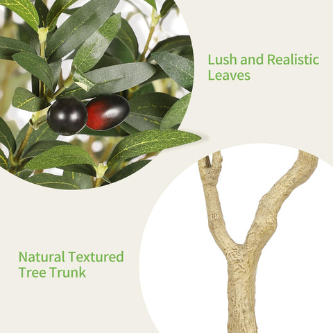 REALEAD olive tree branches are adjustable for customized fullness