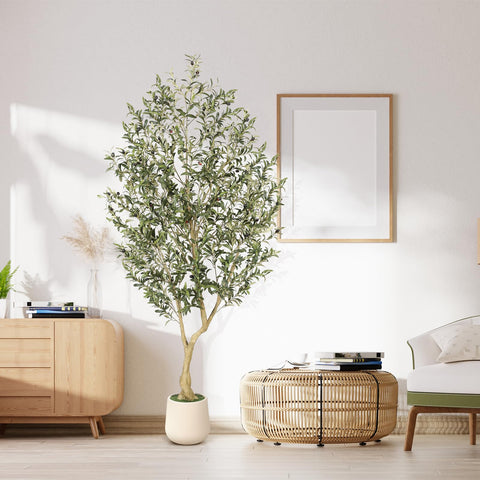 REALEAD large faux tree fits living room, bedroom, or office decor.