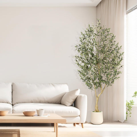 REALEAD olive-tree thick trunk detail adds realism for entryways and offices.