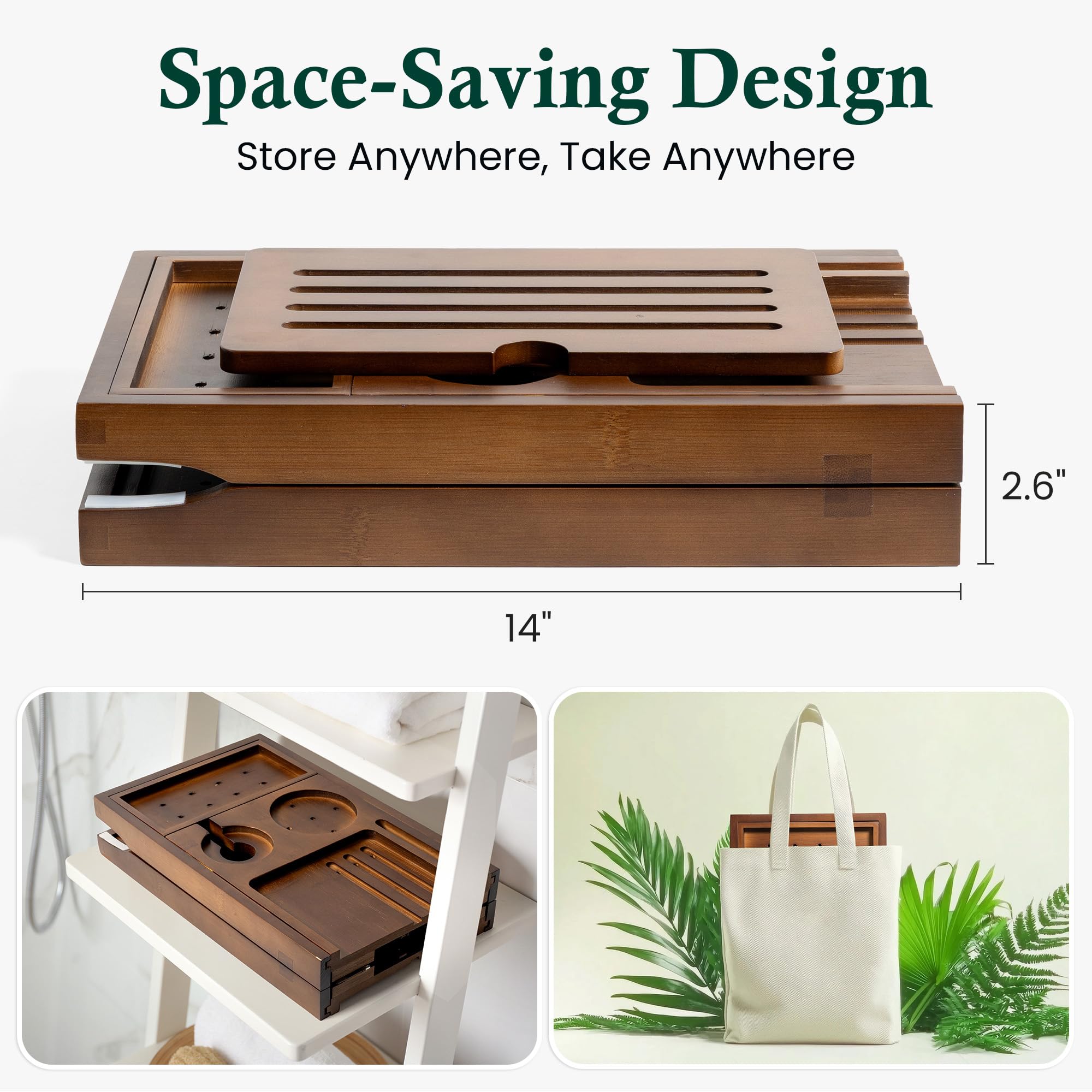 RealGulf tray features removable towel trays for easy organization
