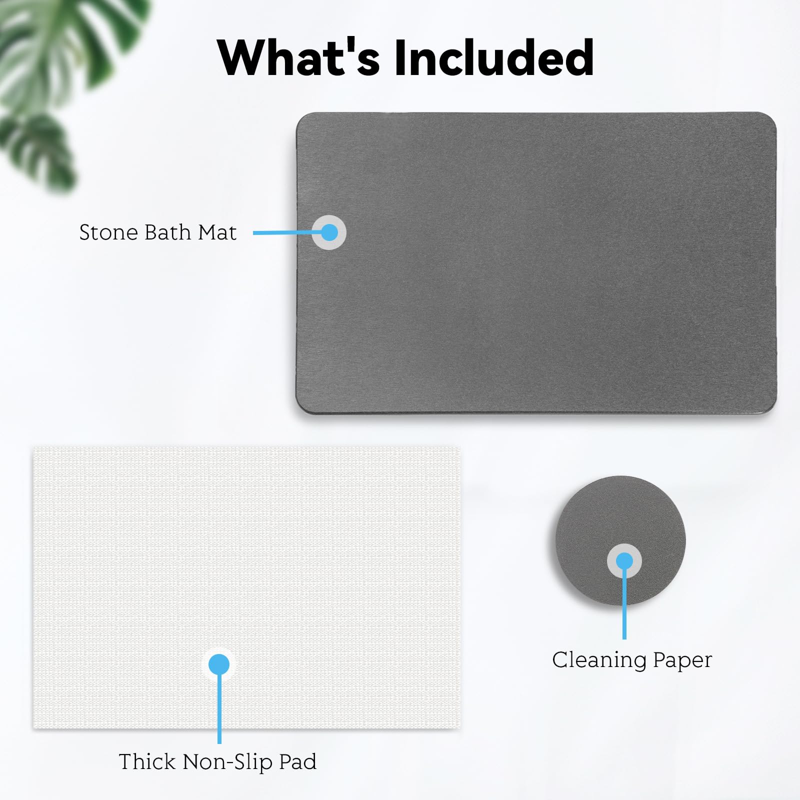 Realion dark gray finish adds style with durable underfoot support