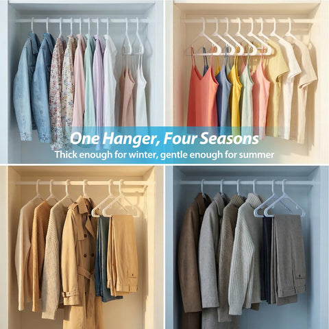 Rectangle Home versatile hanger suitable for sweaters and heavy outerwear.
