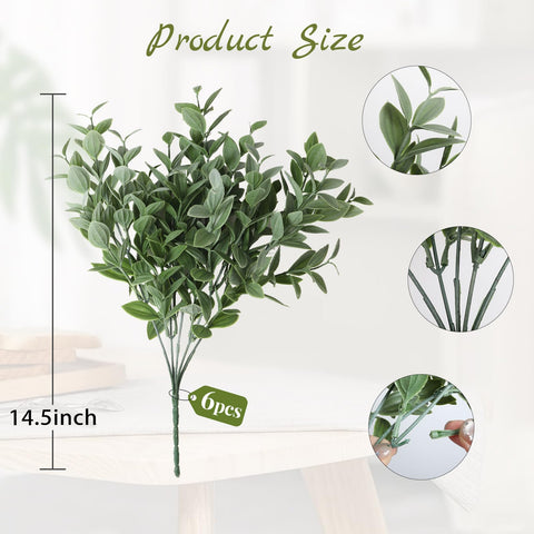 RECUTMS artificial greenery with matte texture adds depth to shelves.