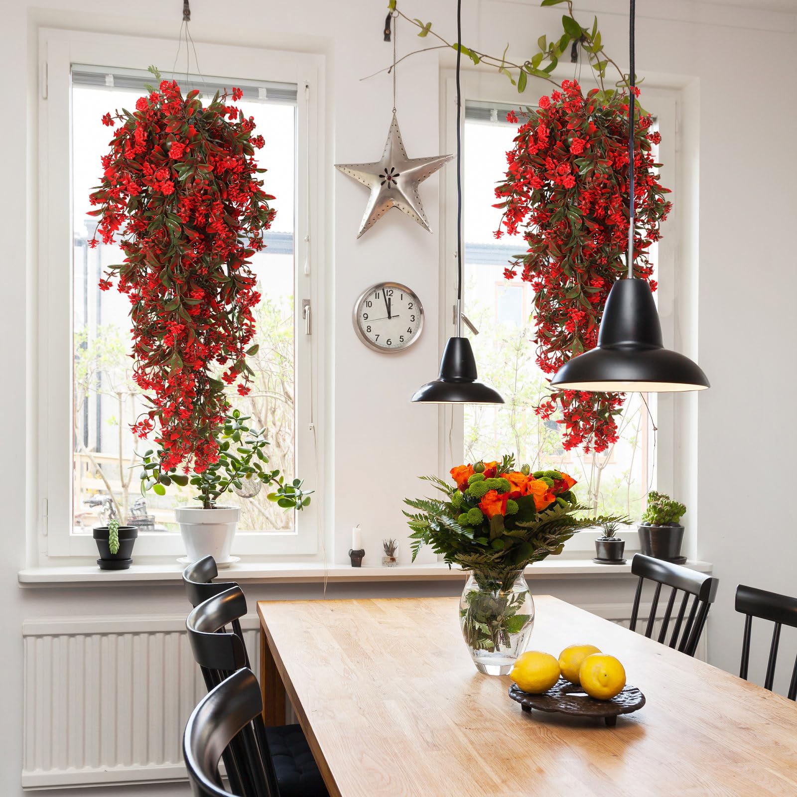 RECUTMS two-pack hanging vines ready-to-hang for instant decor.