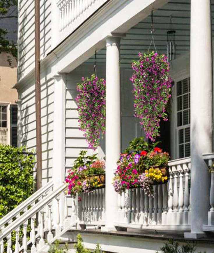 RECUTMS hanging greenery ideas for living rooms, porches, cafes, and event decor.