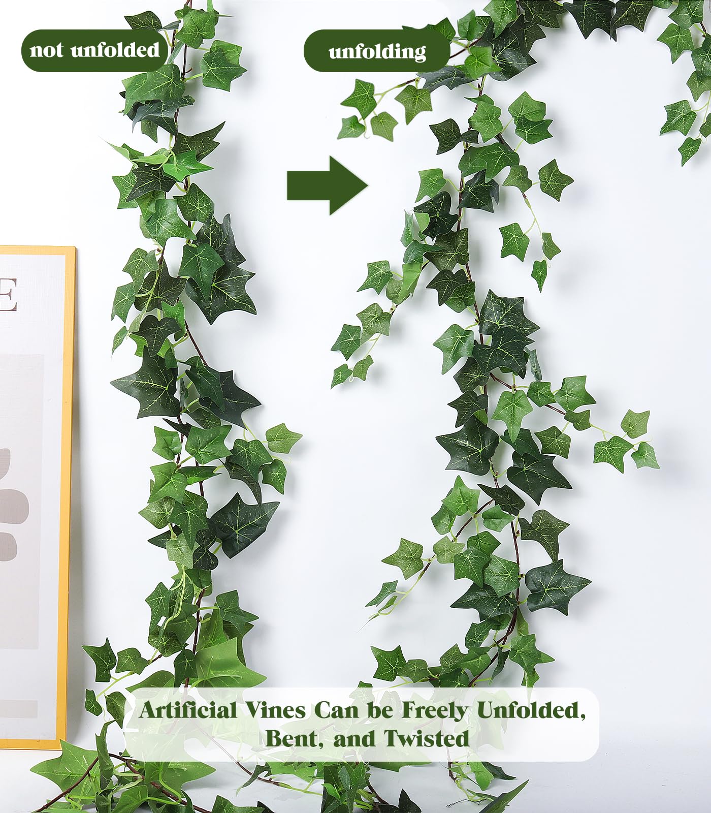 RECUTMS ivy garland styled for weddings and events with fresh look.