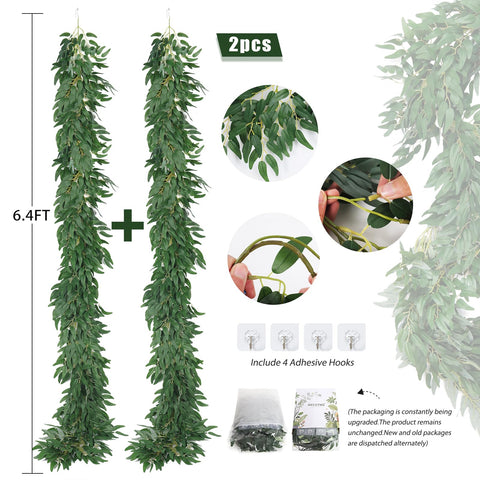 Recutms silk-vine greenery for easy hanging in any living space