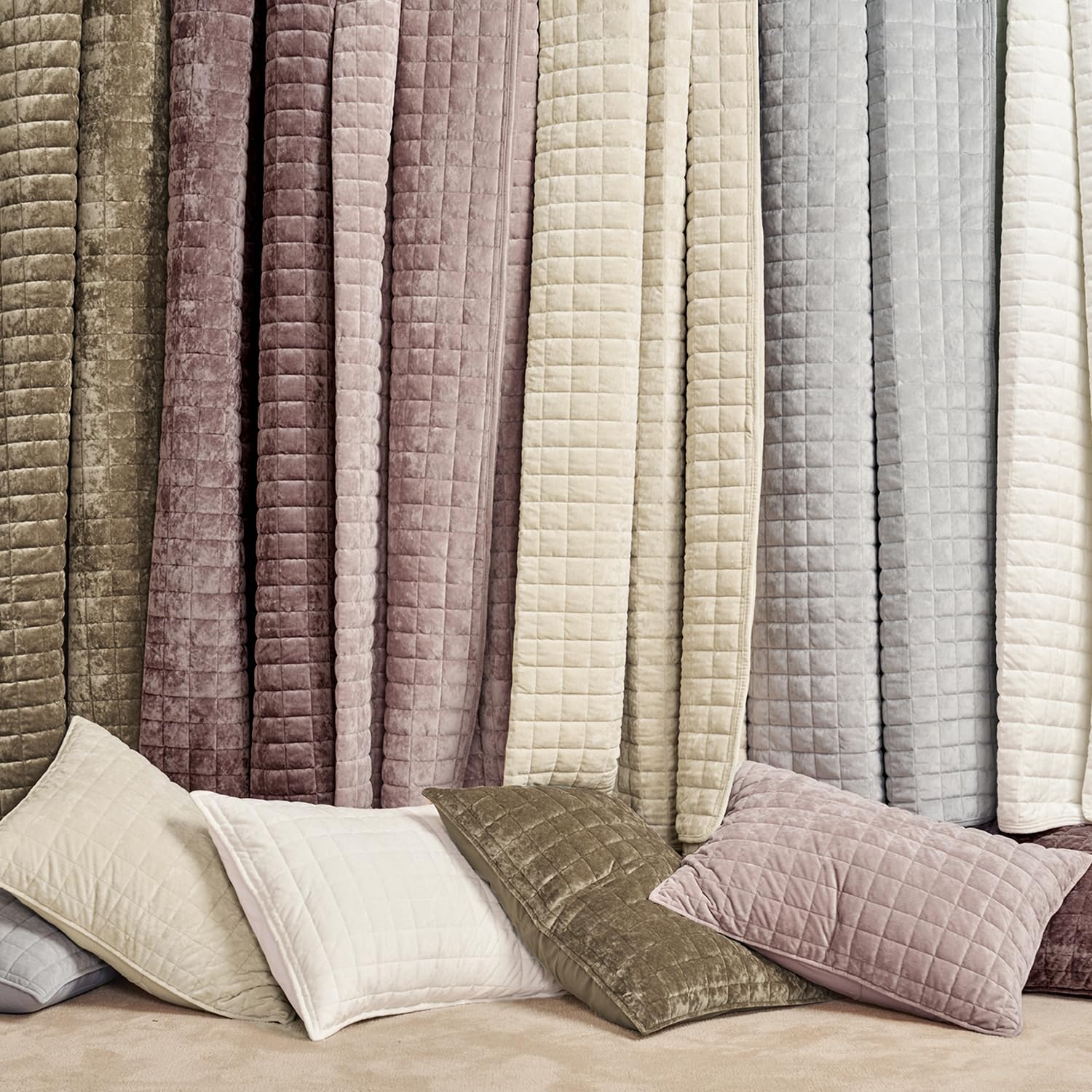 RECYCO easy-care machine-washable quilt shown on bed