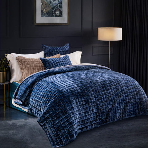 RECYCO velvet quilt channel stitch pattern adds structure and durability