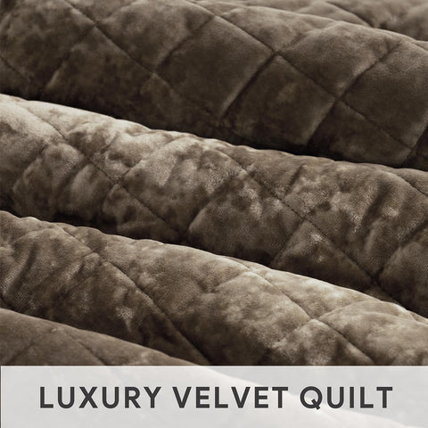 RECYCO oversized bedspread option for floor-to-ceiling coverage