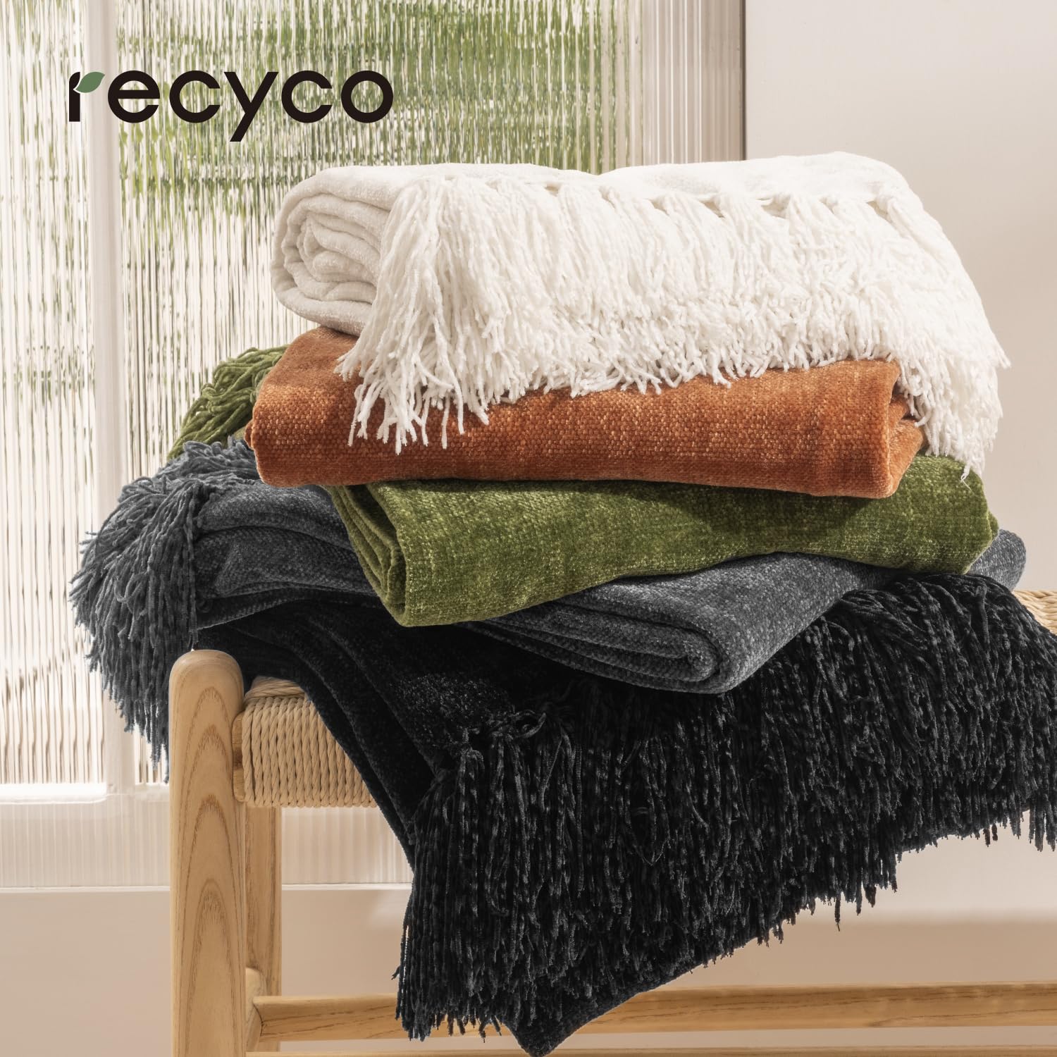 RECYCO weave detail highlights sturdy construction and durability