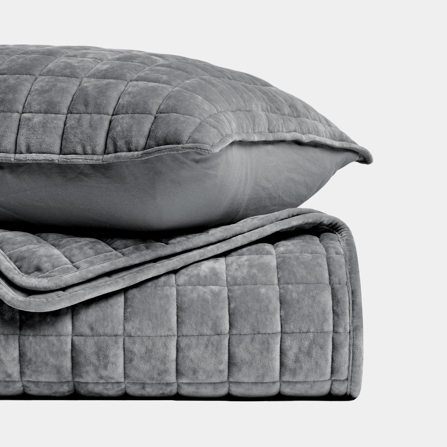 RECYCO two shams provide a cohesive pillow pairing with the set