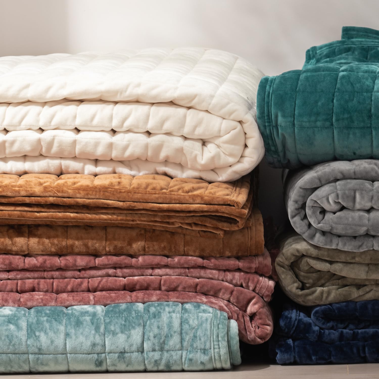 RECYCO velvet bed set shows easy care durability after washes