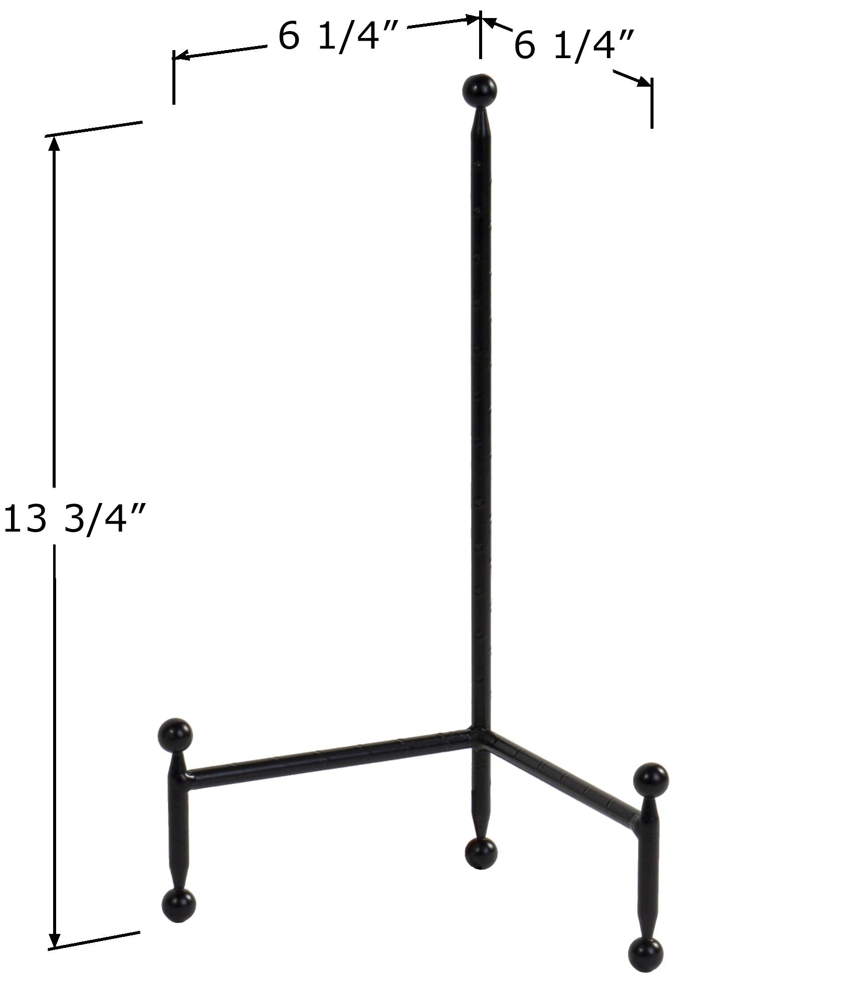 Red Co. decorative tripod stand black finish for home décor