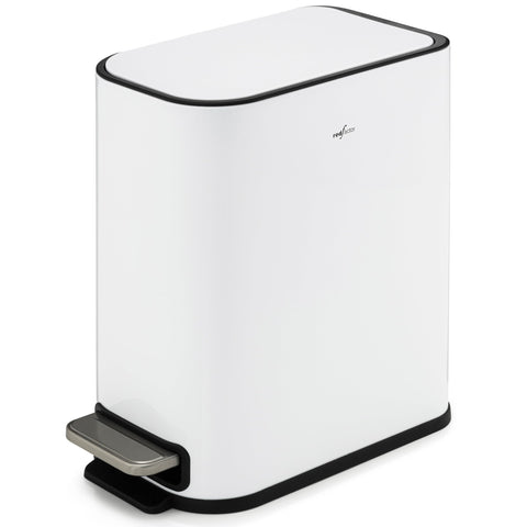 Red Factor Slim Small 1.3 gal front view, space-saving design for tight spaces