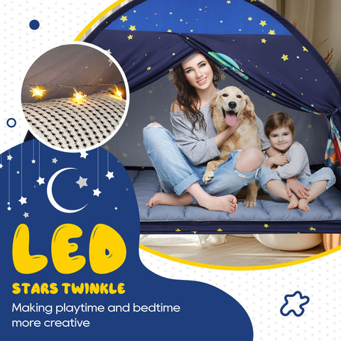 Redants twin bed tent foldable frame simplifies setup and storage.