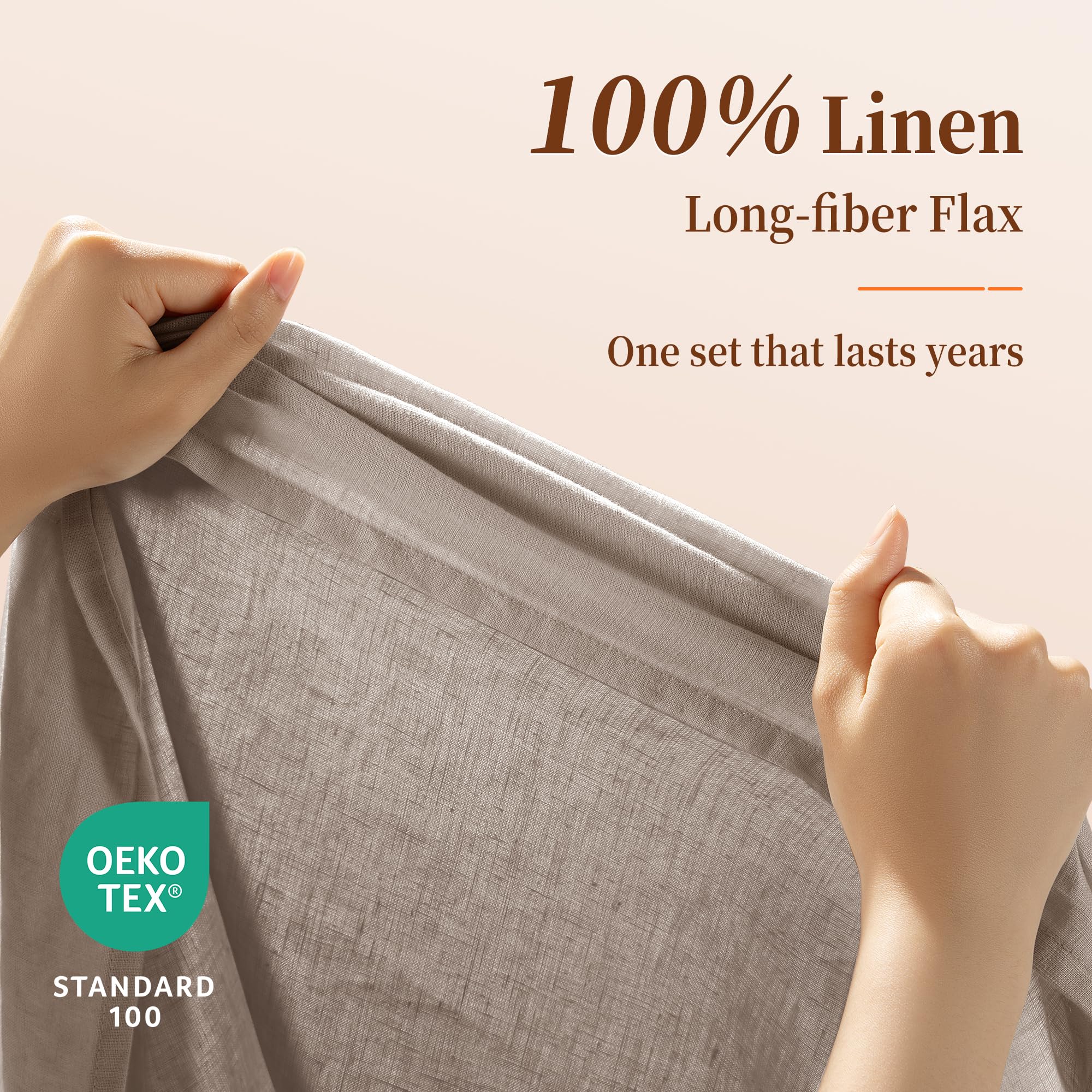 REDASW king linen image illustrating cooling touch on warm nights