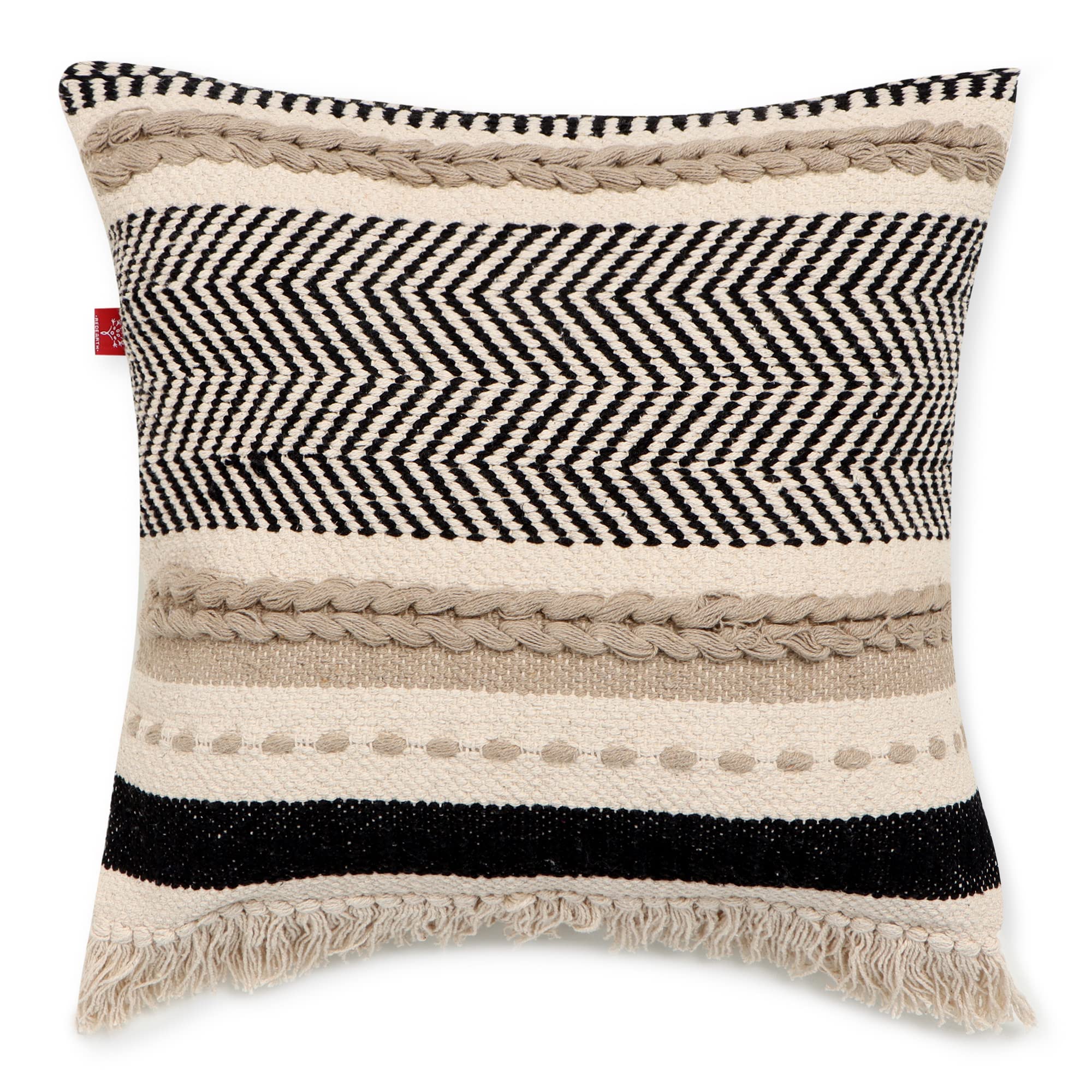 REDEARTH two-pack 18x18 pillow covers for coordinated decor