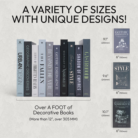 Redesigned Basics decorative books hidden storage closeup highlights discreet compartments.