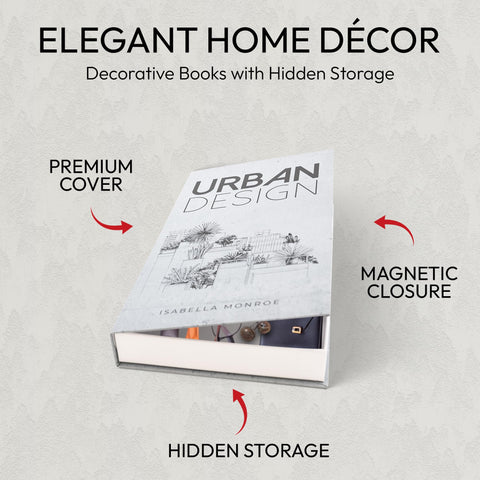 Redesigned Basics decorative books table decor adds instant ambience to shelves.