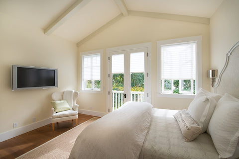 Redi Shade cordless design keeps cords away for safe use.