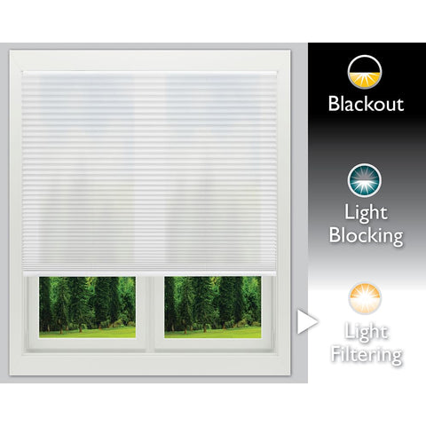 Redi Shade polished bottom rail adds tailored look.