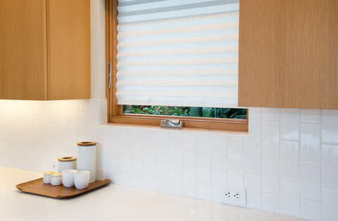 Shade provides sunlight reduction and UV protection for rooms.