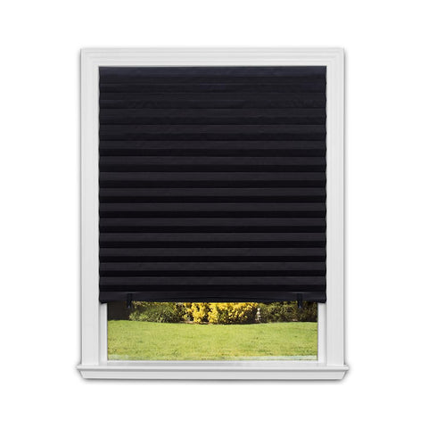 Redi Shade original blackout shade 36w 72l with neatly trimmed full room darkening fit.