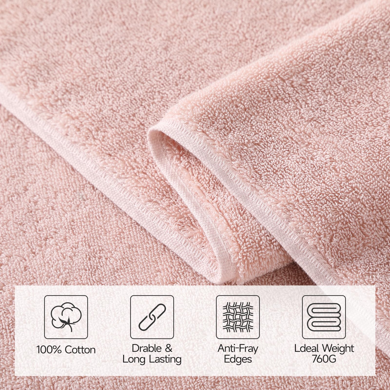 REDKISS colorfast towels stay vibrant and soft after many washes.