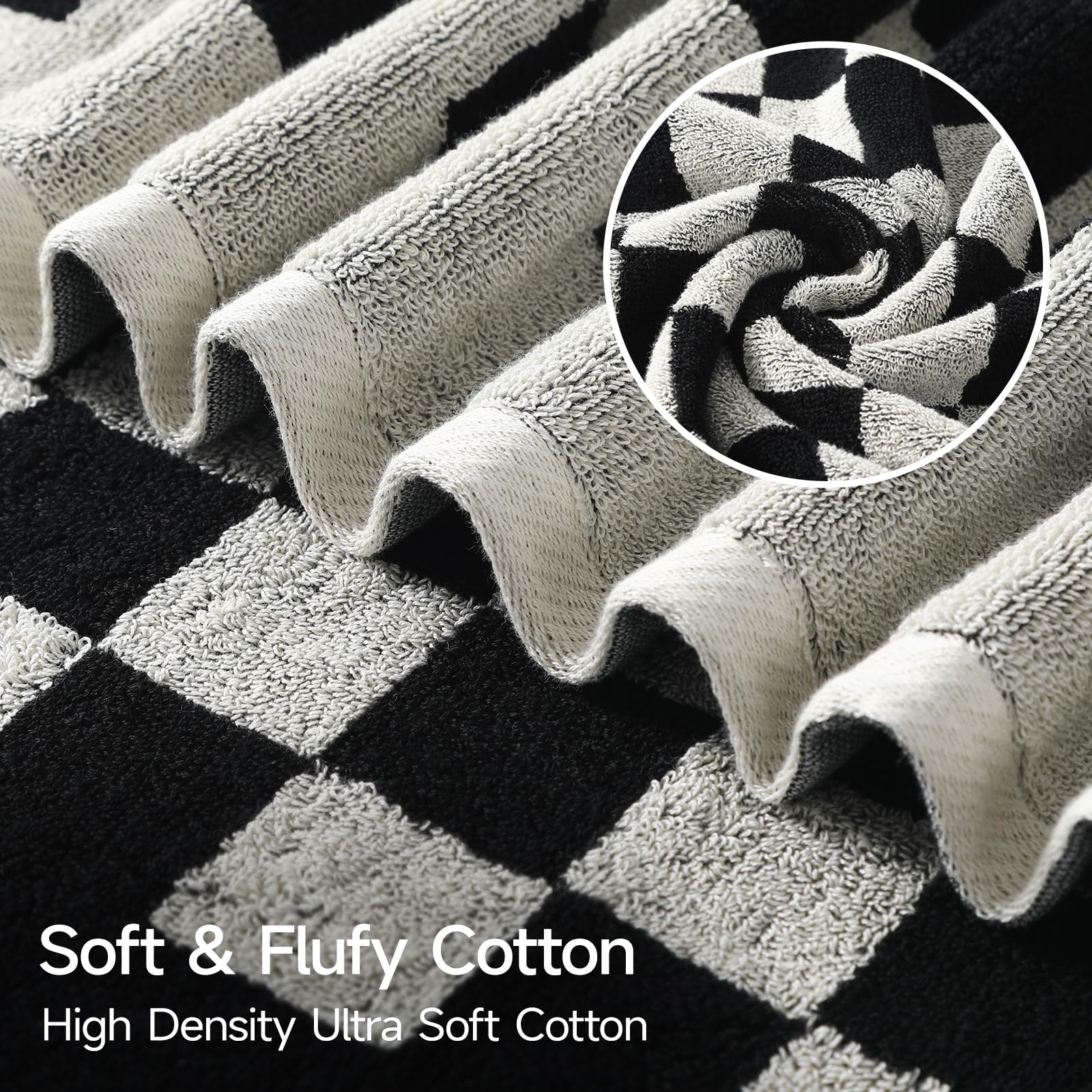 REDKISS 27x55 towel demonstrates generous drying area.