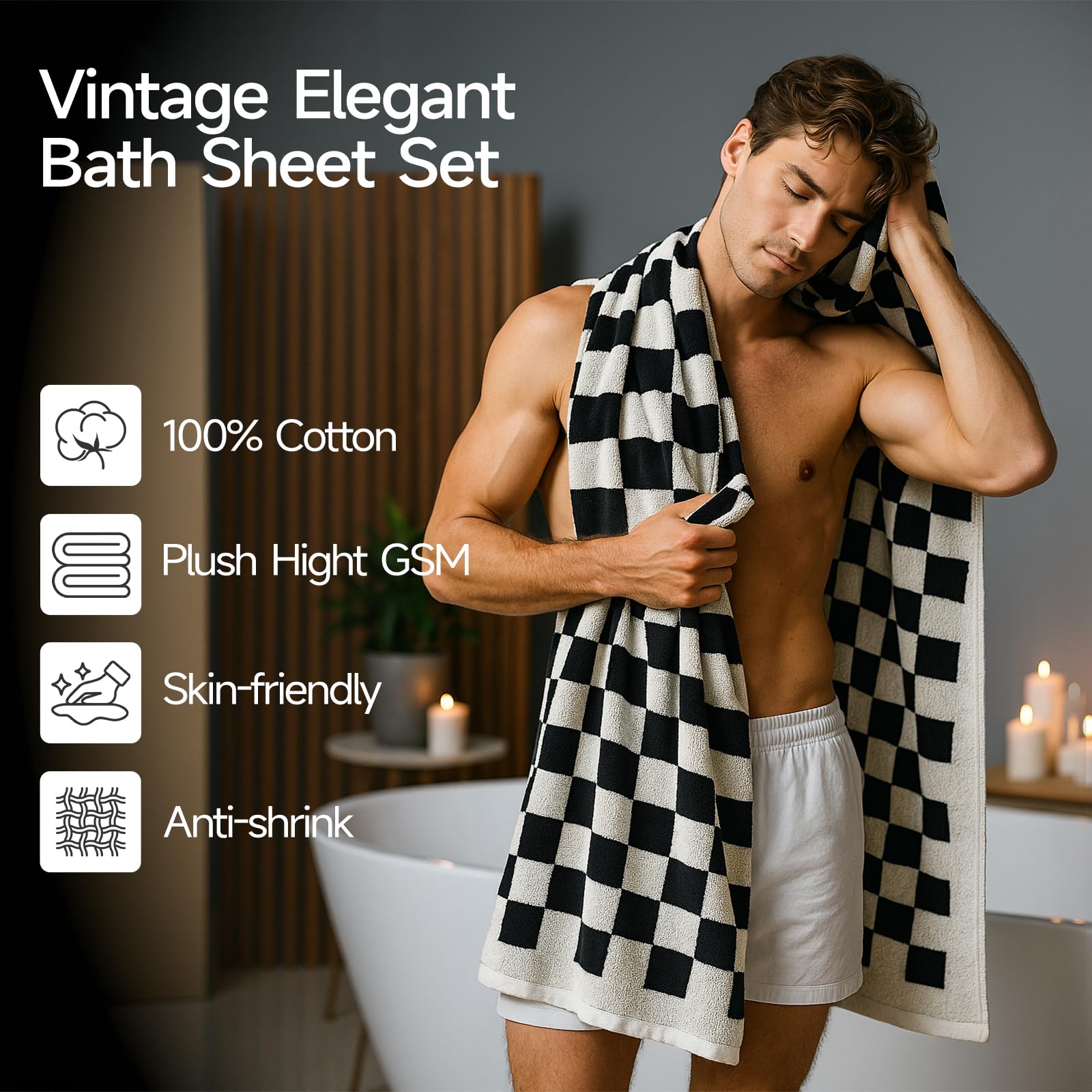REDKISS care instructions icon set for cold wash and tumble dry.