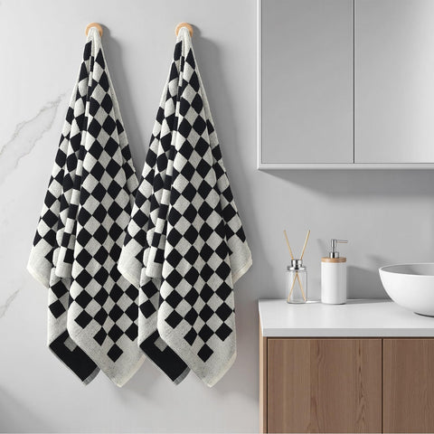 REDKISS towels shown in gym or dorm to illustrate versatility.