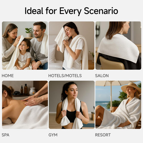 REDKISS lightweight hotel-style towels for everyday use and fast drying.