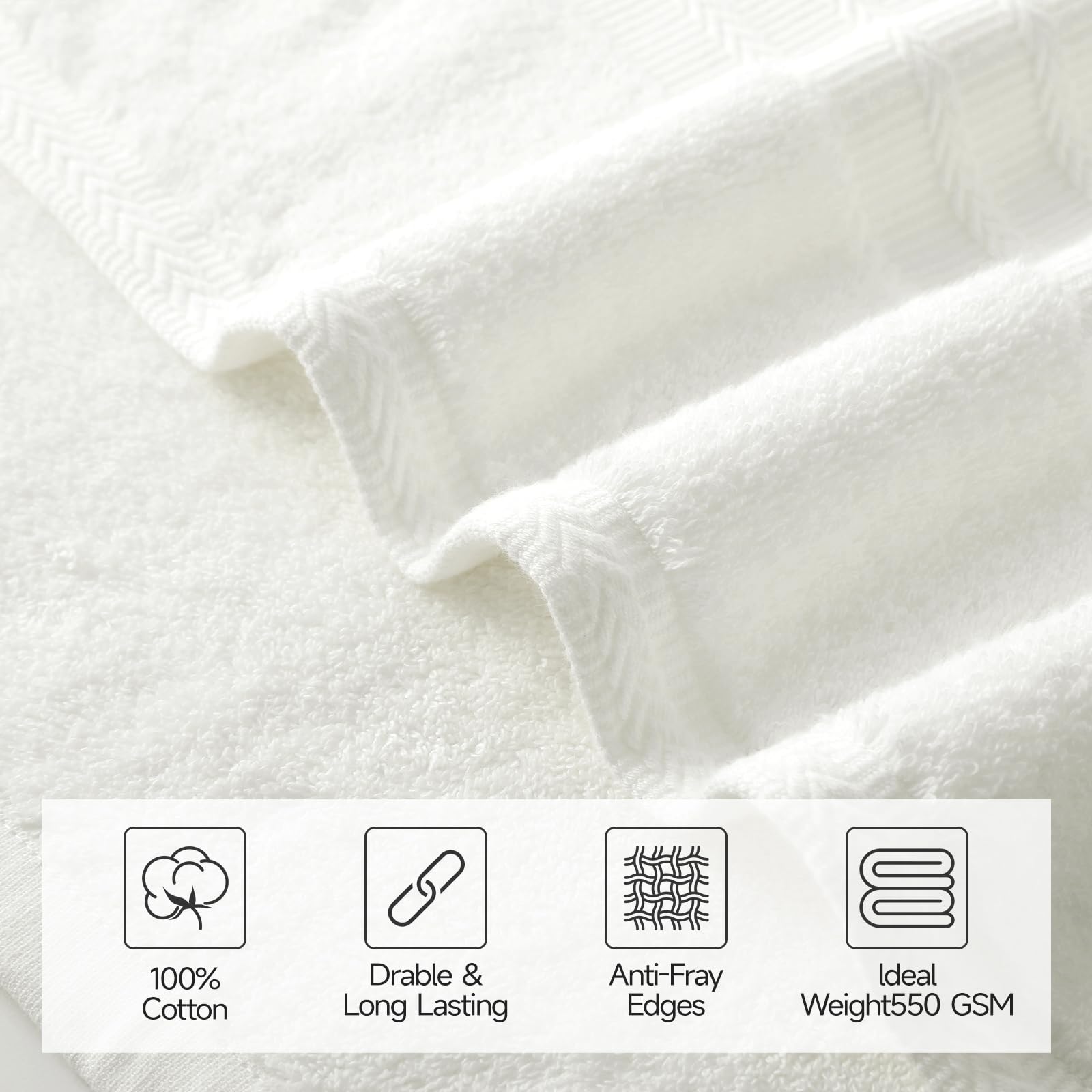 RedKiss quick-dry bath towels ideal after showers