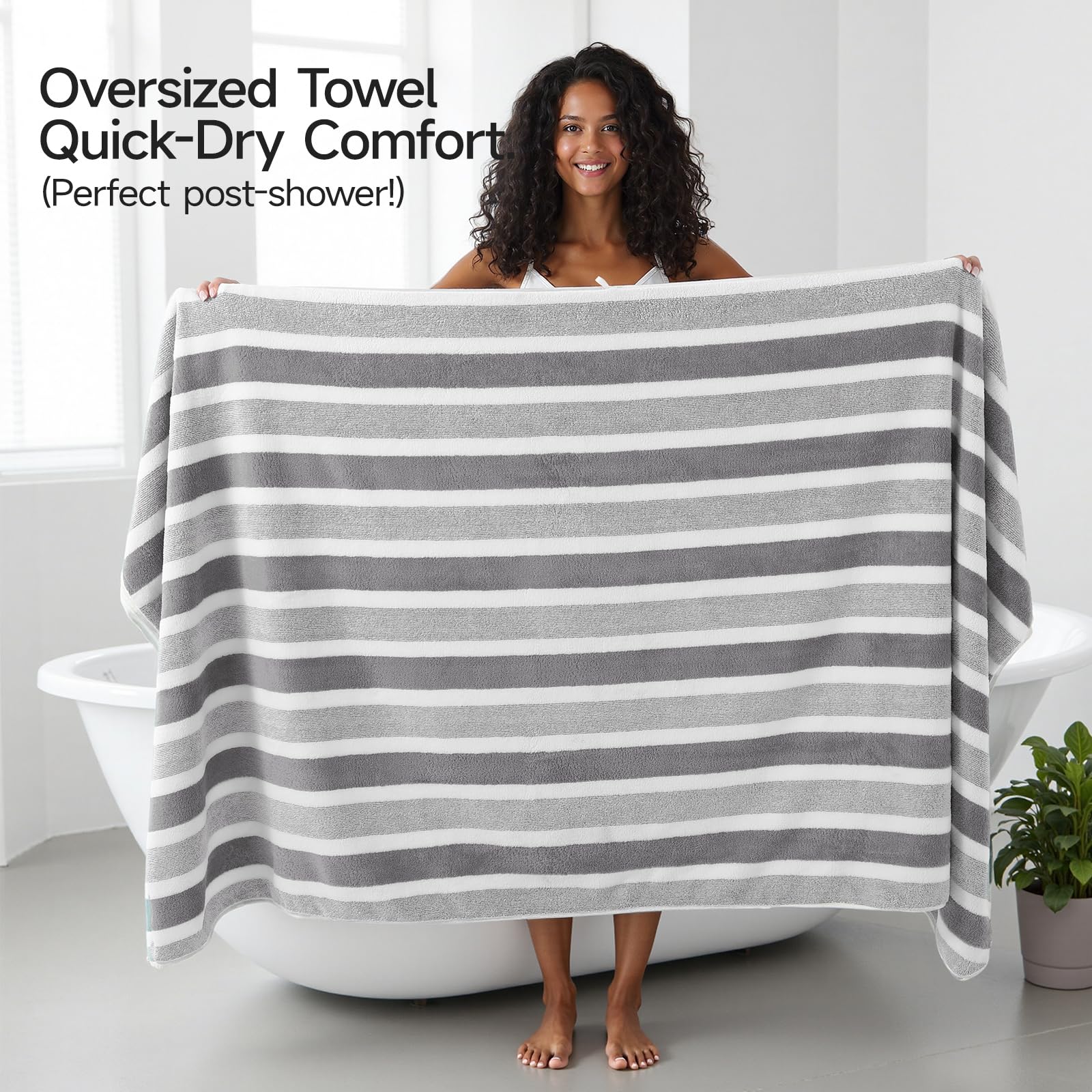 REDKISS spa bathroom scene demonstrates elegant towel set.