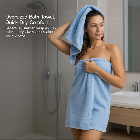 RedKiss towels dry quickly after shower or workout.