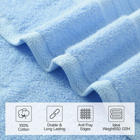 RedKiss blue washcloths compact yet highly absorbent.