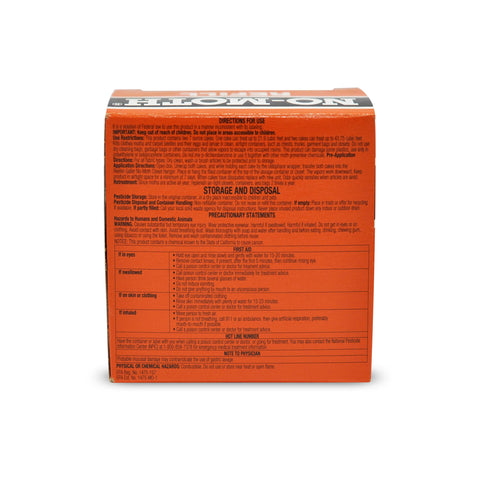 Close-up of Reefer-Galler moth cake highlighting non-odor formula
