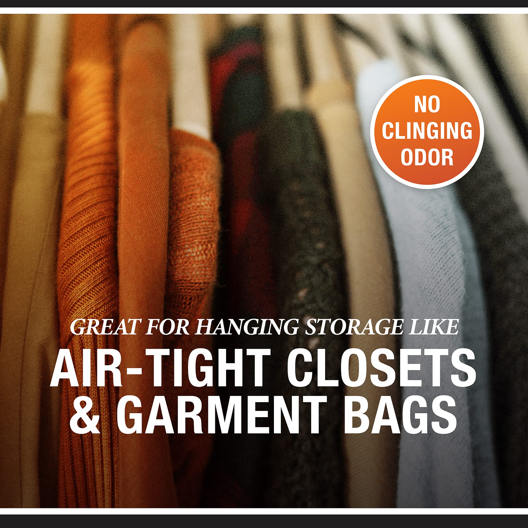 Non-odor moth cakes keep closet scents neutral while protecting fabrics