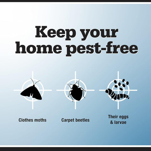 Reefer-Galler No Moth closet hanger refills in-closet storage keeps fibers safe.