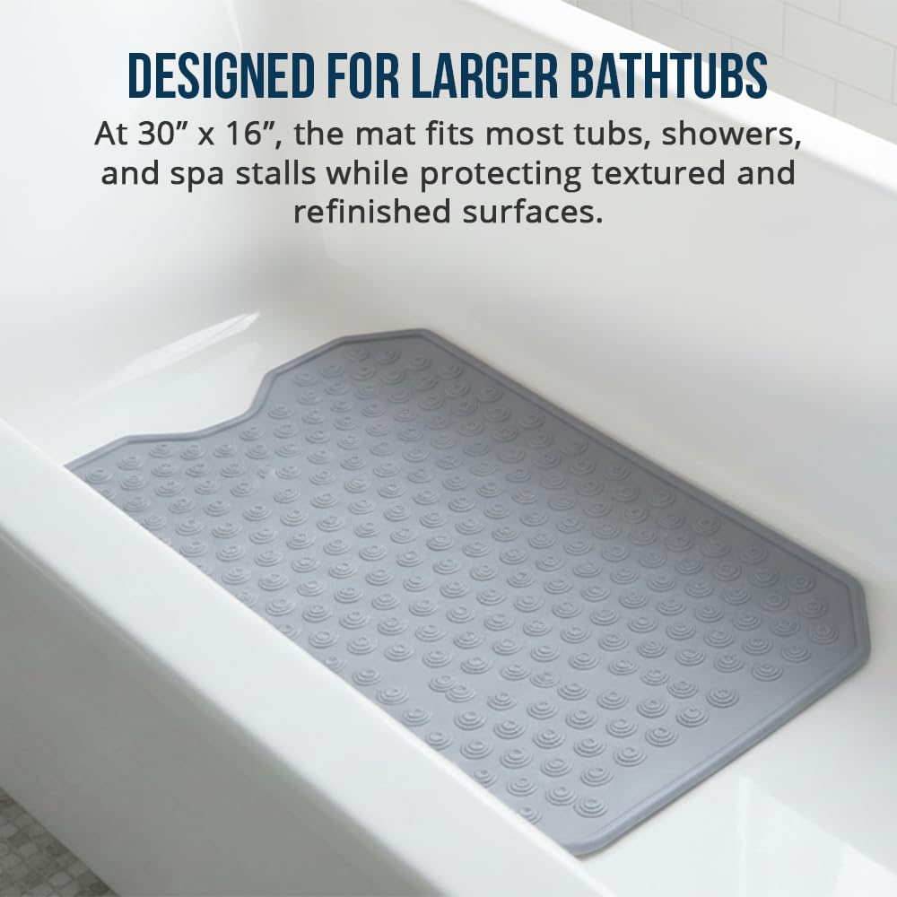 Refinished Bath Solutions safety-focused mat ideal for kids and seniors.