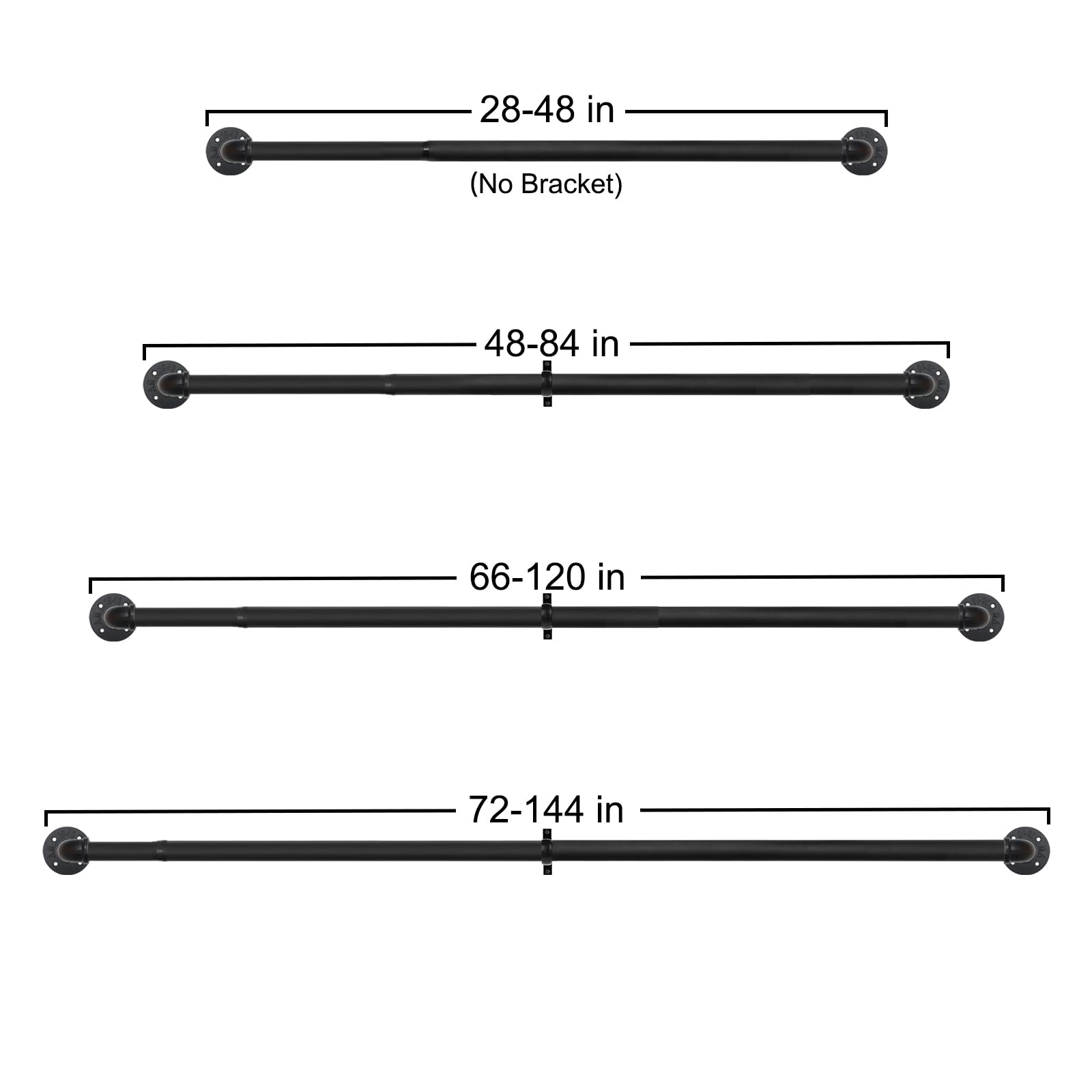 Low-profile wrap-around keeps fabric flush against the wall.