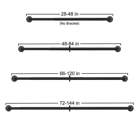 Refrze curtain rod suitable for outdoor patio setups with sturdy construction.